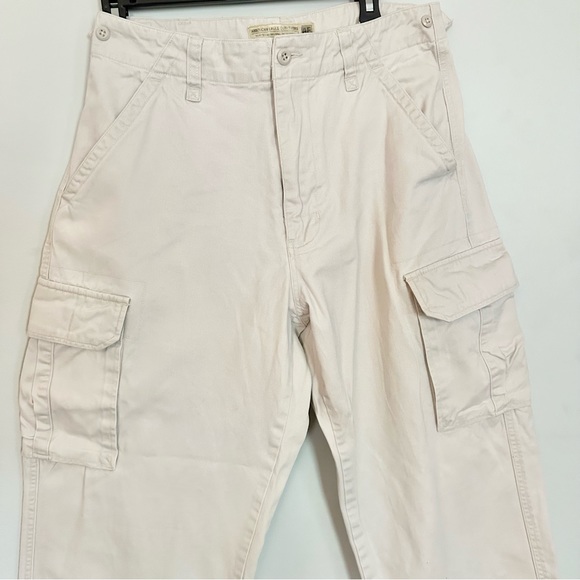 American Eagle Y2K Baggy Pants Unisex 31x32 Cargo Chino Loose Skater Twill VTG - Picture 5 of 6